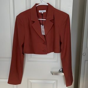 WeWoreWhat, Clay cropped blazer, Small